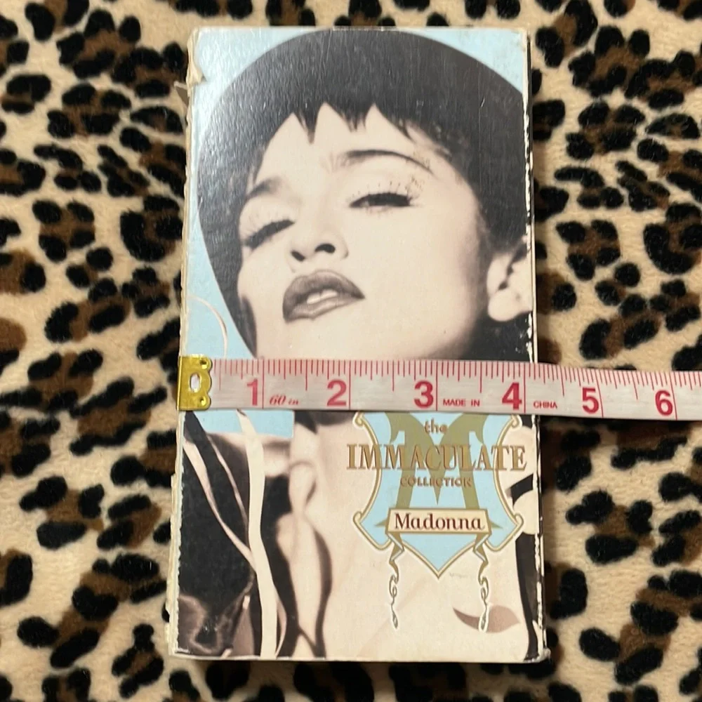1990 MADONNA The Immaculate Collection 🎶 VHS Video Collection Music Vintage 90s